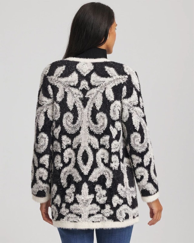Abstract Fuzzy Cardigan - image 3